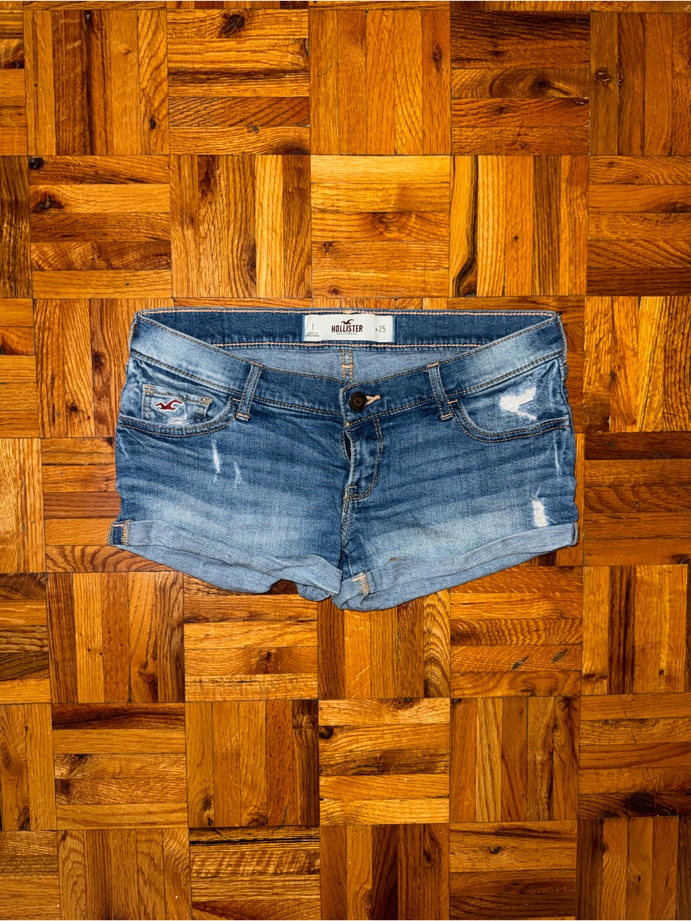 Hollister Denim Micro Short